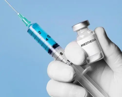 Application of local anesthesia